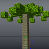 [Cinema 4D] Minecraft VERSATILE Palm tree rig