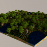 Blooming Birch Warzone [500x500] // HQ // CUSTOM // TREES // FOREST // BEAUTIFUL // FACTIONS // PVP
