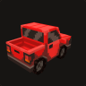 Red Truck (Low-poly)