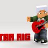 [CINEMA-4D] Minecraft Guitar v2 Rig free