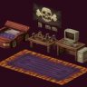 Papyrus room decoration