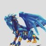 Light blue dragon