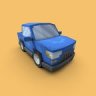 Low-poly truck [f54b04]