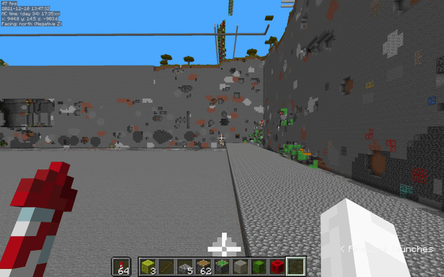 Testing bedrock breaking machines for my void perimeter project