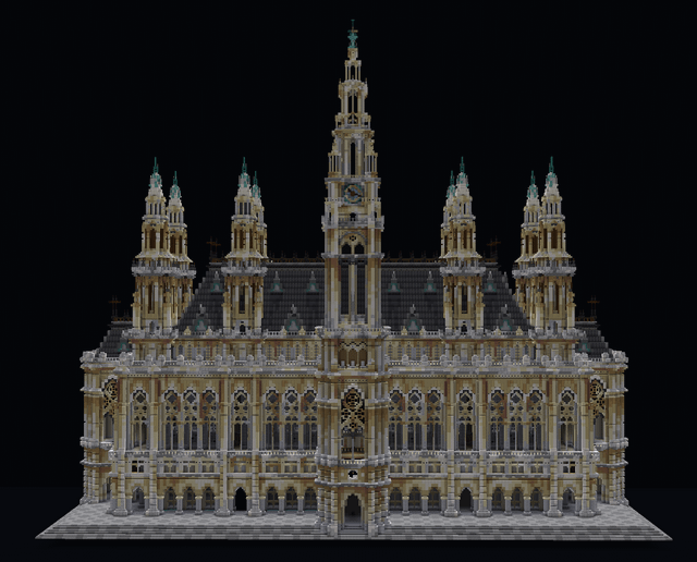 Texturing practice on a European style building!