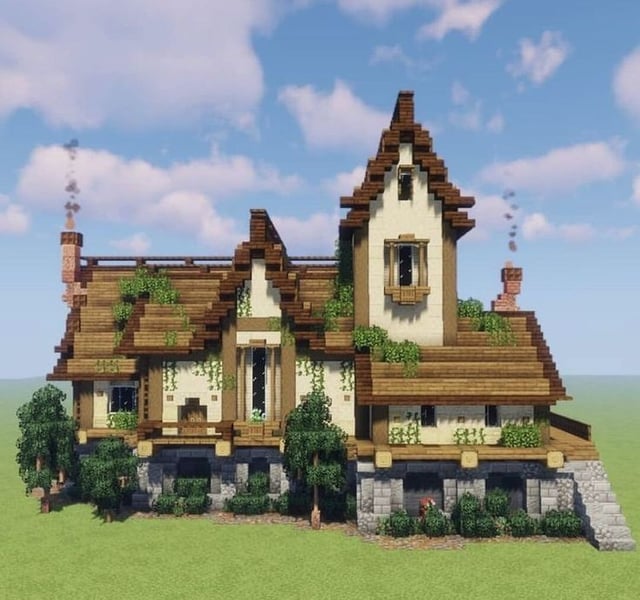 Large overgrown cottage build