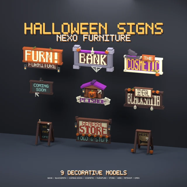 Halloween sign Pack preview